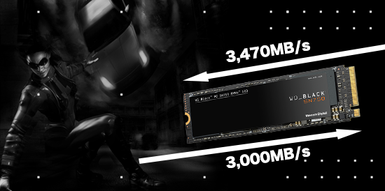速い」は強い、新たなるステージへ。Western Digital「WD BLACK SN750