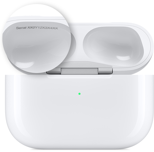 AirPodsのシリアル番号を調べる - Apple サポート (日本)