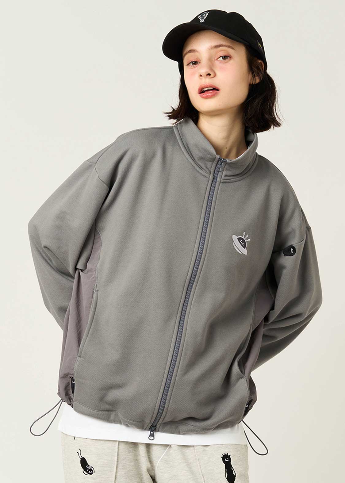 ビューティフルシャドーエイリアンズ｜スタンドジップブルゾン｜ユニ