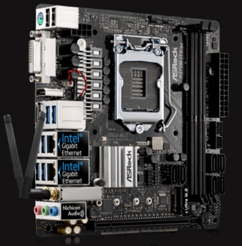 Used - Good: ASRock H270M-ITX/ac LGA 1151 Mini ITX Motherboards