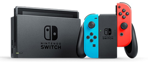 Nintendo Switch 32GB Console with Neon Blue and Neon Red Joy-Con