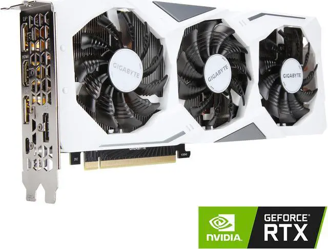 GIGABYTE GeForce RTX 2070 GAMING OC WHITE 8G Graphics Card, 3 x