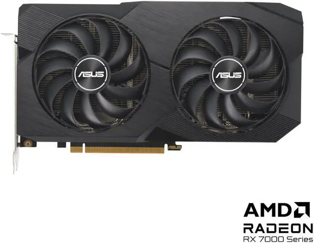 ASUS Dual Radeon RX 7600 OC Edition 8GB GDDR6 Graphics Card (PCIe