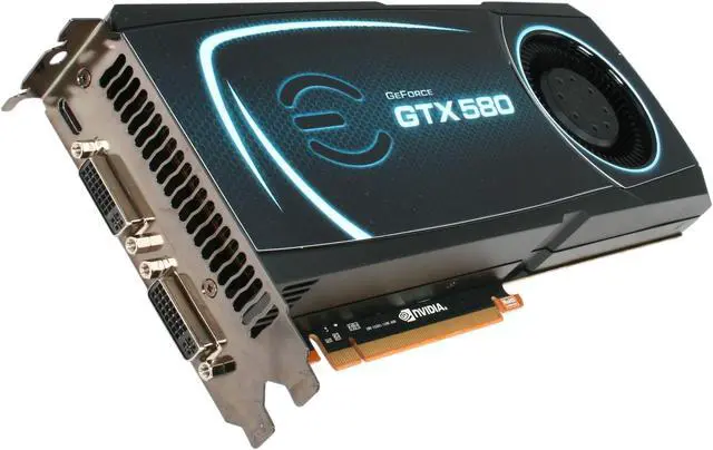 アンプ EVGA GeForce GTX 580 1536MB GDDR5 EVGA、水冷で1スロット仕様