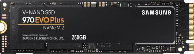 SAMSUNG 970 EVO PLUS M.2 2280 250GB PCIe Gen 3.0 x4, NVMe 1.3 V