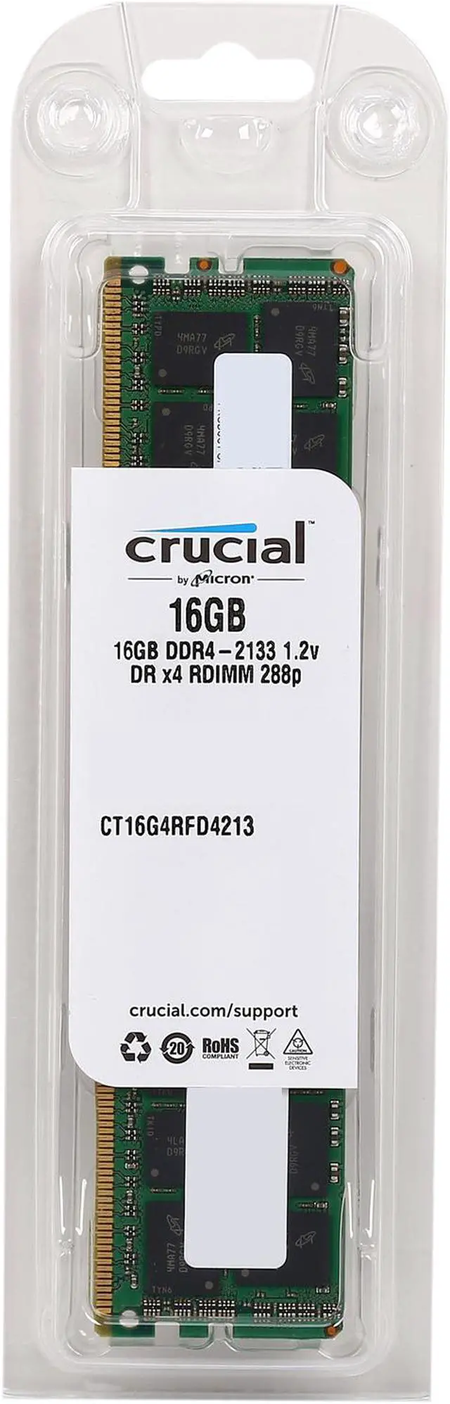 Crucial 16GB ECC Registered DDR4 2133 (PC4 17000) Server Memory