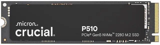Crucial P510 2TB Gen5 NVMe SSD, Up to 10,000 MB/s, PCIe 5.0 M.2