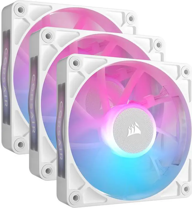 CORSAIR RX RGB Series, iCUE LINK RX120 RGB White, 120mm Fan