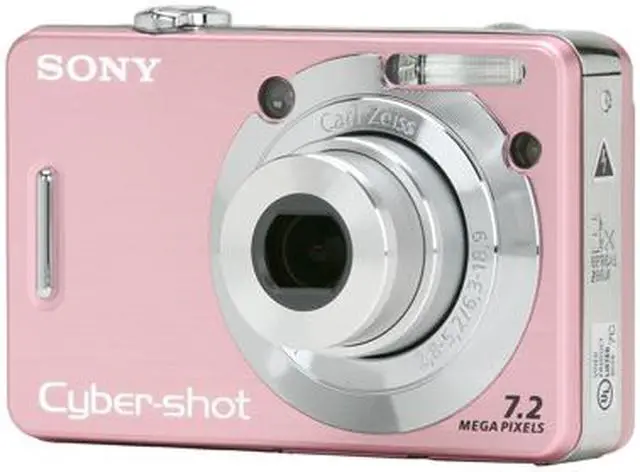 SONY Cyber-Shot DSC-W55 Pink 7.2 MP Digital Camera - Newegg.com