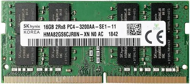 SK Hynix HMA82GS6CJR8N-XN 16GB DDR4 3200 16GB 2Rx8 PC4-3200AA-SE1