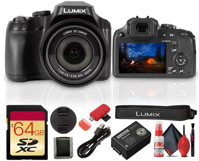 Panasonic Lumix DC-FZ85D / FZ80DK Digital Camera - Newegg.com
