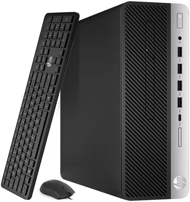 Refurbished: HP ProDesk G5 SFF Desktop PC Intel Octa Core i7-9700