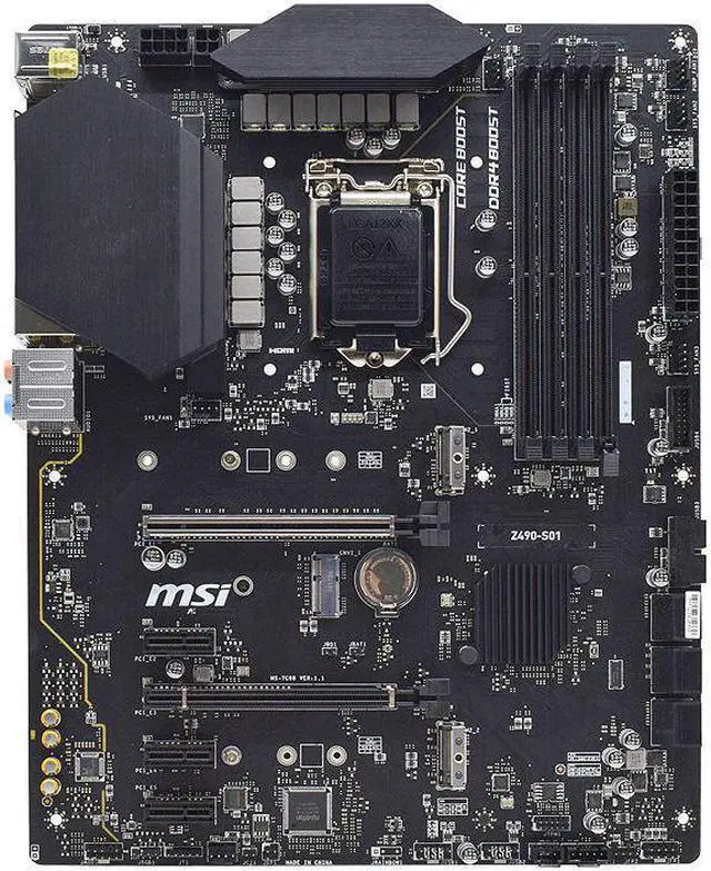 Refurbished: MSI Z490-S01 LGA 1200 Intel Z490 Gaming PC