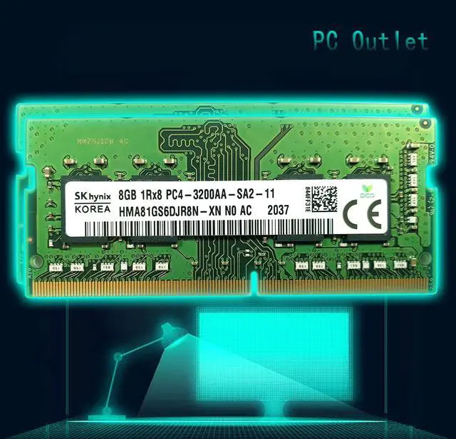 SK Hynix 16GB(2X8GB) HMA81GS6DJR8N-XN DDR4-3200MHz CP4-25600 SO