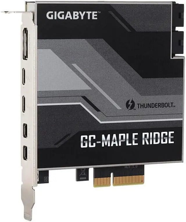 GIGABYTE GC-MAPLE RIDGE Thunderbolt 4 PCI-Ex4 add on Card USB Type
