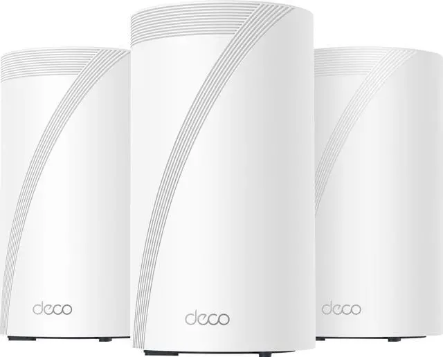 TP-Link Deco BE85 BE22000 Tri-Band Mesh Wi-Fi 7 System (3-Pack