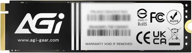 AGI AI818-43 1TB NVMe M.2 2280 PCIE GEN4.0x4 Internal Solid State
