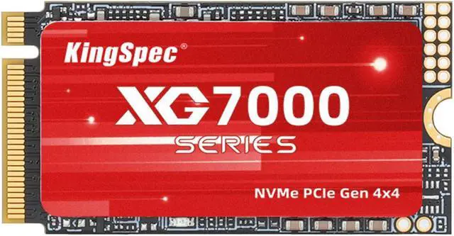 KingSpec 1TB NVMe PCIe 4.0x4 M.2 2242 Internal Solid Drive High