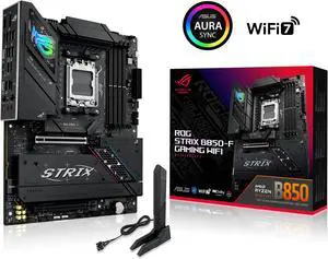 ASUS ROG STRIX X870E-H GAMING WIFI7 with 16+2+1 power stages, DDR5