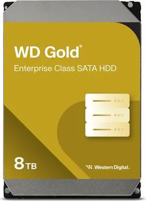 WD Gold 8TB Enterprise Class Hard Disk Drive - 7200 RPM SATA 6.0Gb