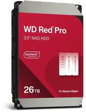 Western Digital 22TB WD Red Pro NAS Internal Hard Drive HDD - 7200