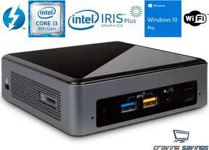Intel NUC8i3BEK Mini PC/HTPC, Intel Core i3-8109U Up to 3.6GHz