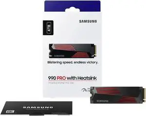 SAMSUNG 990 PRO 2TB SSD, PCIe Gen4 M.2 2280, Seq. Read Speeds Up