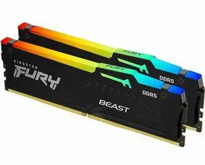 Kingston FURY Beast 128GB (2 x 64GB) 288-Pin PC RAM DDR5 5600 (PC5