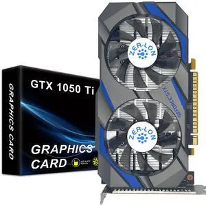 ZER LON GeForce GTX 1050 Ti Gaming Graphics Card, 4GB GDDR5 128bit