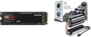 SAMSUNG 990 PRO 2TB SSD, PCIe Gen4 M.2 2280, Seq. Read Speeds Up