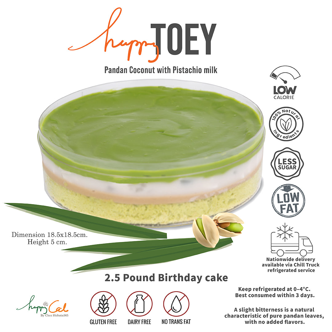 Happy Toey Birthday Cake – Gluten Free, Dairy Free, Naturally