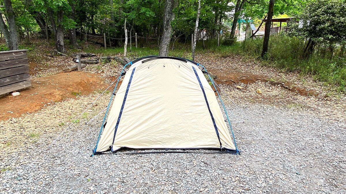 レビュー WholeEarth『アーストリッパー2.0』前室付きの快適テント