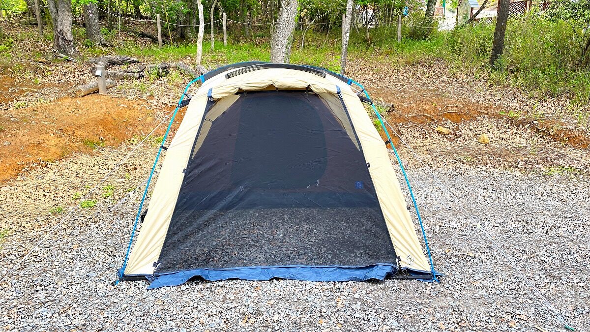 レビュー WholeEarth『アーストリッパー2.0』前室付きの快適テント