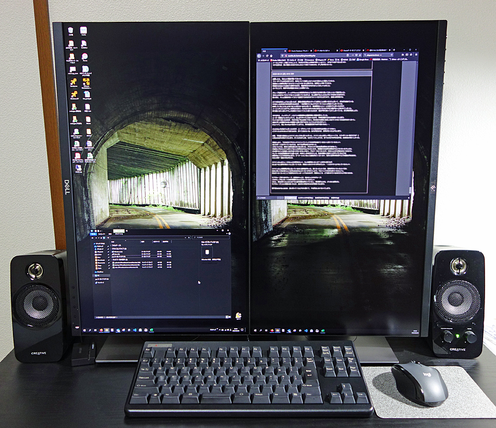 DELLの液晶ディスプレイ P2421Dを買った話とデュアルディスプレイの話