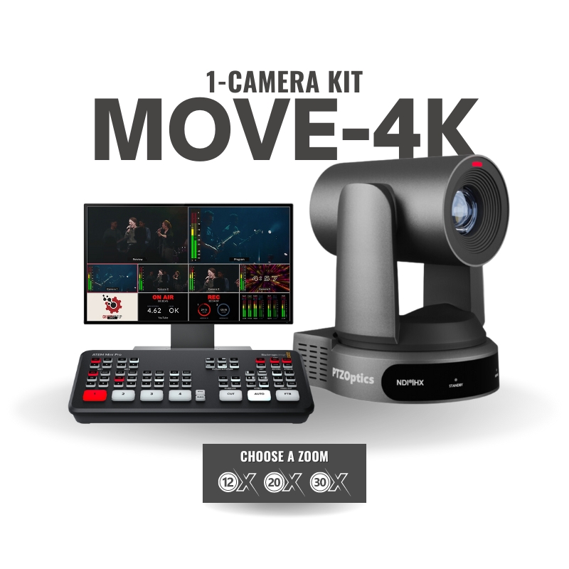 Move 4K 1-Camera Live Streaming Kit | ATEM Mini Pro - Church Live