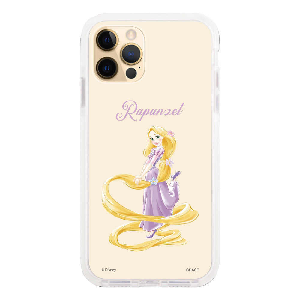 iPhone14ケース】 クッションバンパー Disney100 Princess Rapunzel