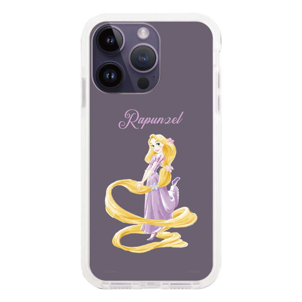 iPhone14ケース】 クッションバンパー Disney100 Princess Rapunzel