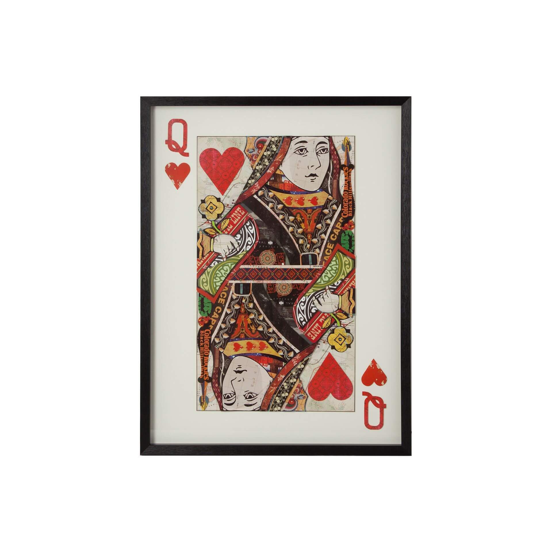 Queen of Hearts II Wall Art | Unique Art | City Home