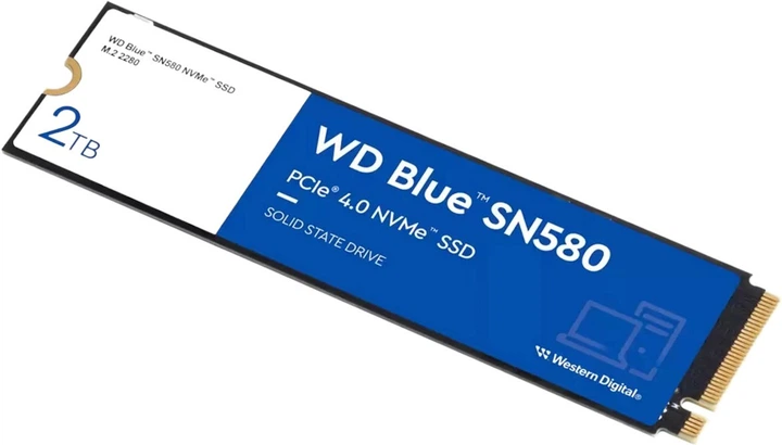 SSD диск Western Digital Blue SN580 2TB M.2 2280 NVMe PCIe 4.0 x4