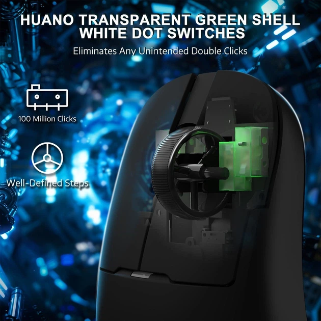 Беспроводная игровая мышь AJAZZ AJ159 APEX 8K, зарядная док