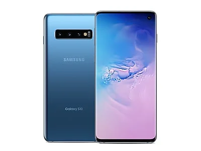 Samsung Unlocked Galaxy S10, 128GB, Prism Blue, 6.1 Infinity