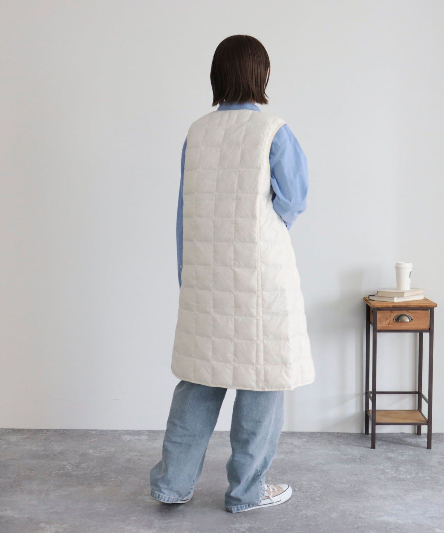 別注】【TAION×fredy emue】ロングダウンベスト | FREDY & GLOSTER