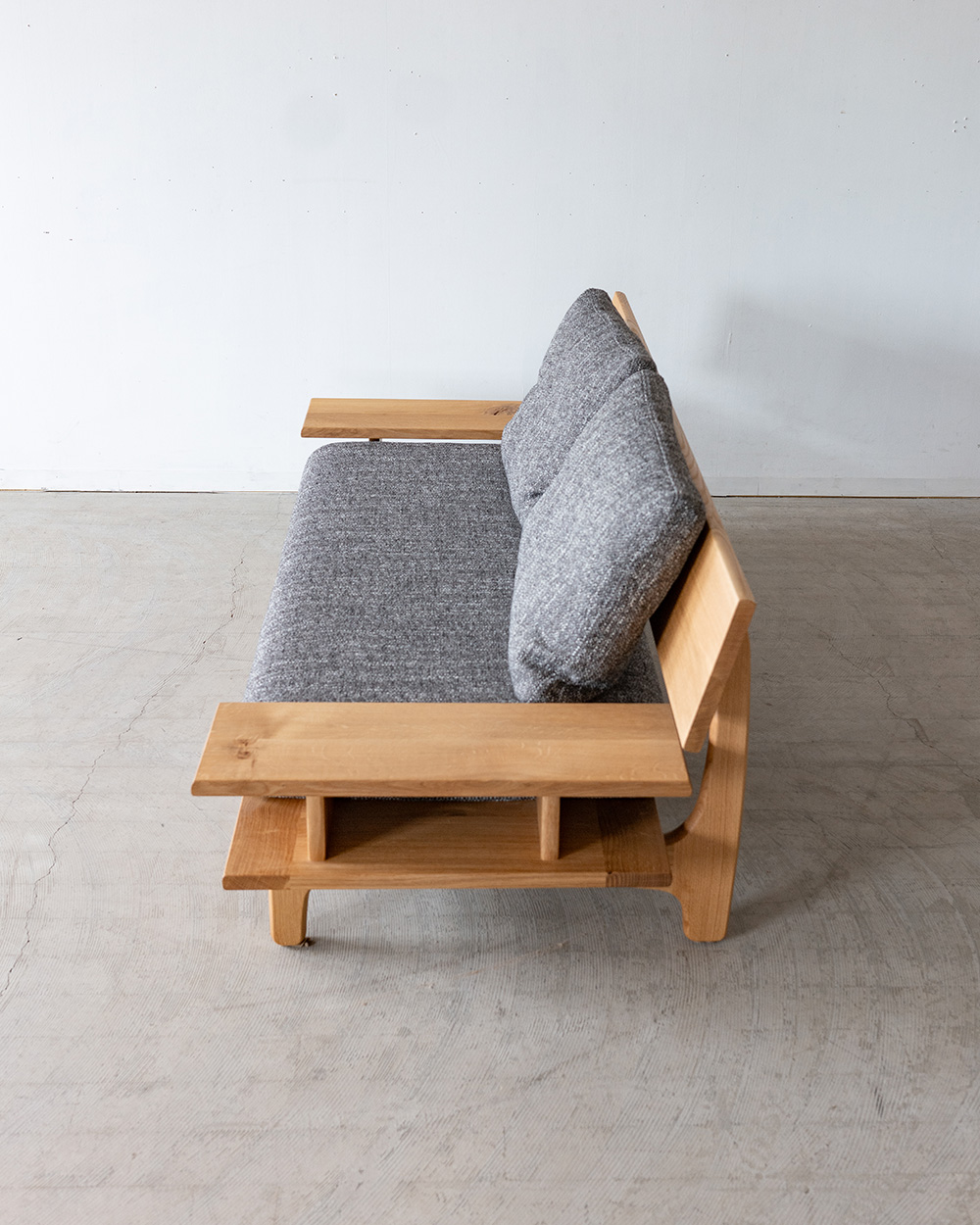 飛騨産業アウトレット］3Pソファ 森のことば ホワイトオーク材