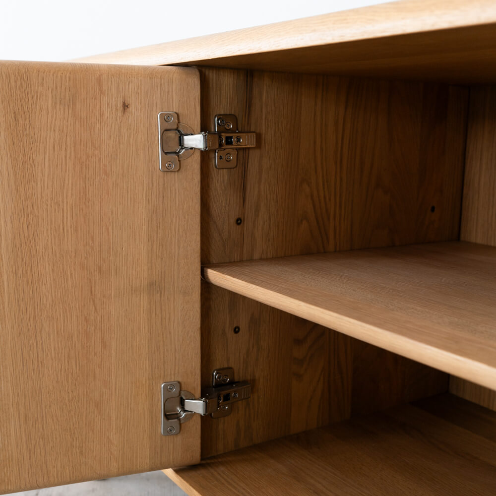 現品SALE］BRIDGE サイドボード 1500 [NA] ホワイトオーク無垢材