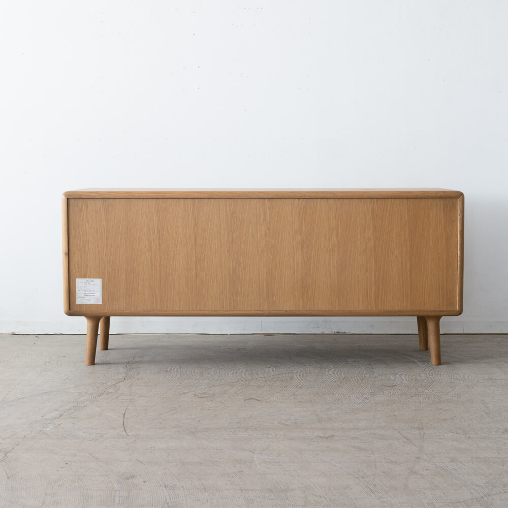 現品SALE］BRIDGE サイドボード 1500 [NA] ホワイトオーク無垢材