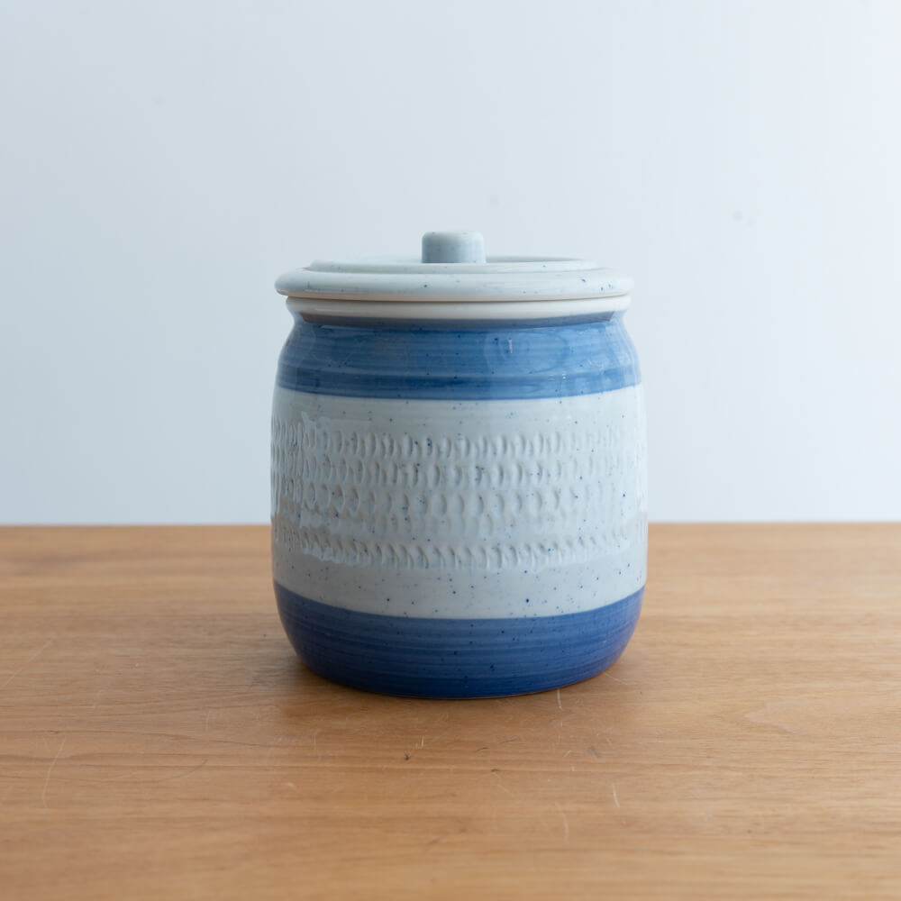 WEB限定】青トビカンナ壺 -器市- | cocochi ｜ 家具と服と暮らしの店