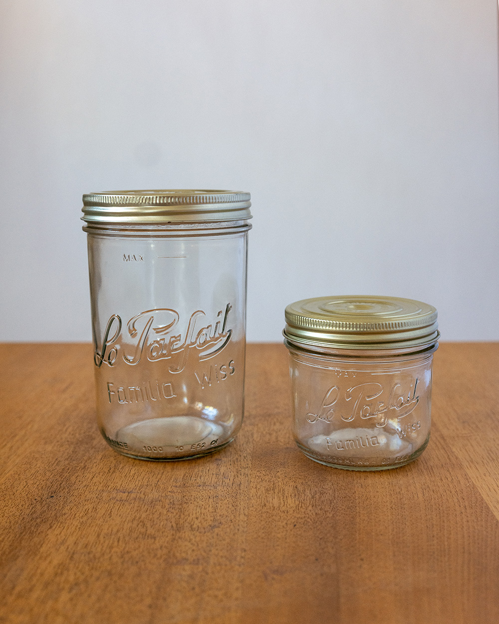 ガラス保存瓶 LE PARFAIT ダブルキャップジャー | cocochi ｜ 家具と服