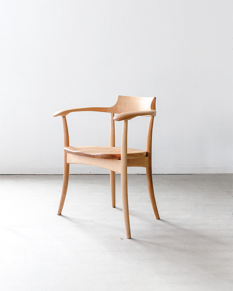 CRESCENT アームチェア（板座） | cocochi ｜ 家具と服と暮らしの店