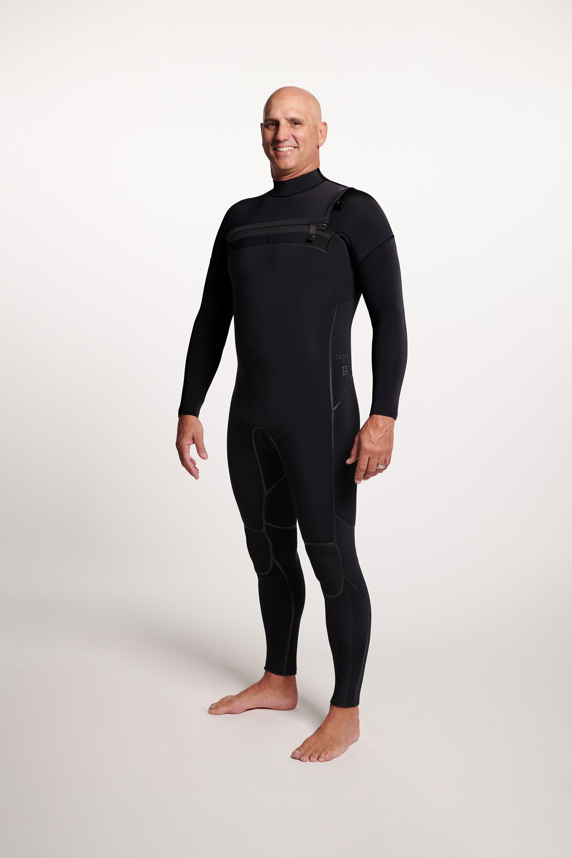 Colby + Yamamoto - 4/3mm Chest Zip Fullsuit - ALL BLACK