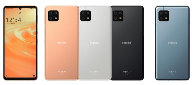 5G対応スマートフォン「AQUOS sense6」＜SH-54B＞をNTTドコモより発売